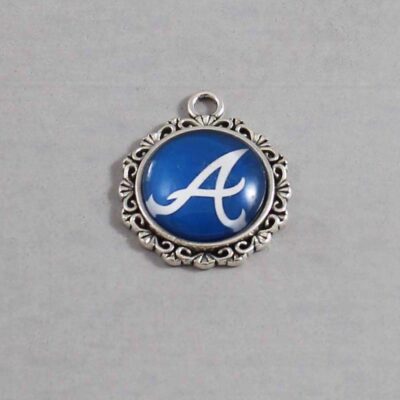 Atlanta Braves Wedding Garter / MLB / Baseball - Charm-565 / Wedding Garters / Bridal Garter / Prom Garter / Linda Joyce Couture