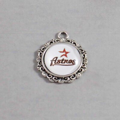 Houston Astros Wedding Garter / MLB / Baseball - Charm-567 / Wedding Garters / Bridal Garter / Prom Garter / Linda Joyce Couture
