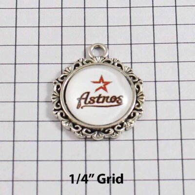 Houston Astros Wedding Garter / MLB / Baseball - Charm-567 / Wedding Garters / Bridal Garter / Prom Garter / Linda Joyce Couture