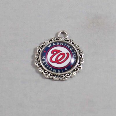 Washington Nationals Wedding Garter / MLB / Baseball - Charm-569 / Wedding Garters / Bridal Garter / Prom Garter / Linda Joyce Couture