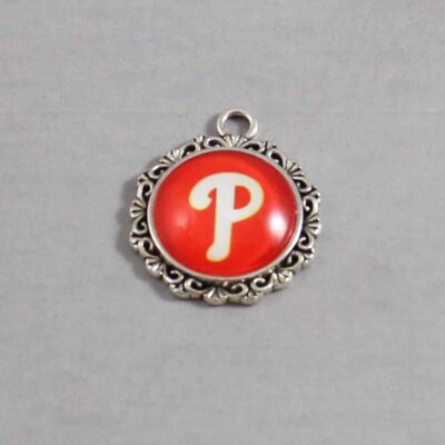 Philadelphia Phillies Wedding Garter / MLB / Baseball - Charm-571 / Wedding Garters / Bridal Garter / Prom Garter / Linda Joyce Couture
