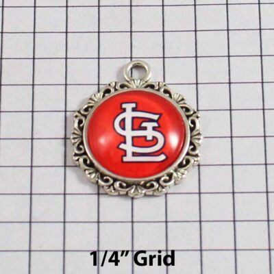 St Louis Cardinals Wedding Garter / MLB / Baseball - Charm-573 / Wedding Garters / Bridal Garter / Prom Garter / Linda Joyce Couture