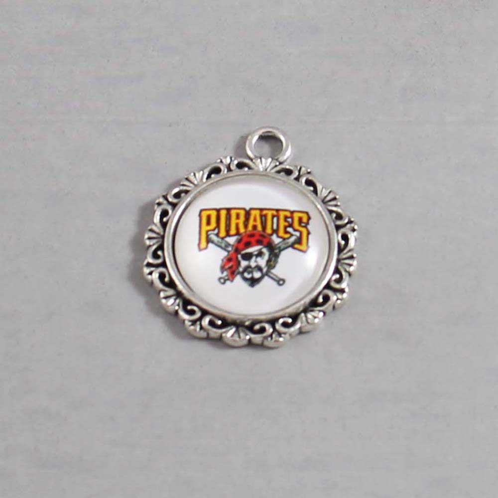 Pittsburgh Pirates Wedding Garter / MLB / Baseball - Charm-574 / Wedding Garters / Bridal Garter / Prom Garter / Linda Joyce Couture