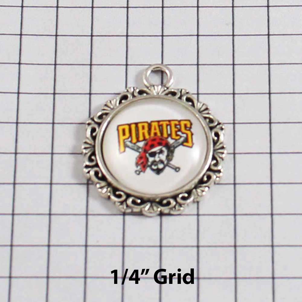 Pittsburgh Pirates Wedding Garter / MLB / Baseball - Charm-574 / Wedding Garters / Bridal Garter / Prom Garter / Linda Joyce Couture