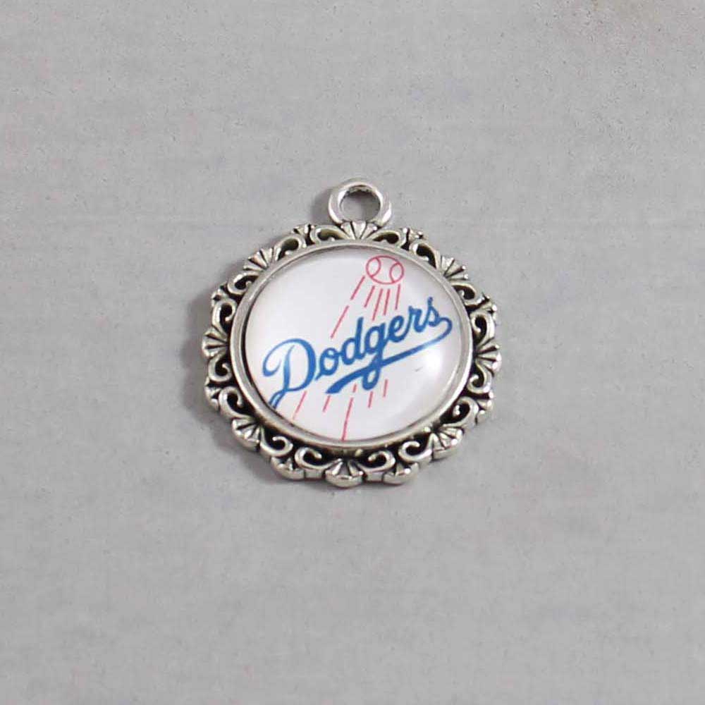 Los Angeles Dodgers Wedding Garter / MLB / Baseball - Charm-576 / Wedding Garters / Bridal Garter / Prom Garter / Linda Joyce Couture