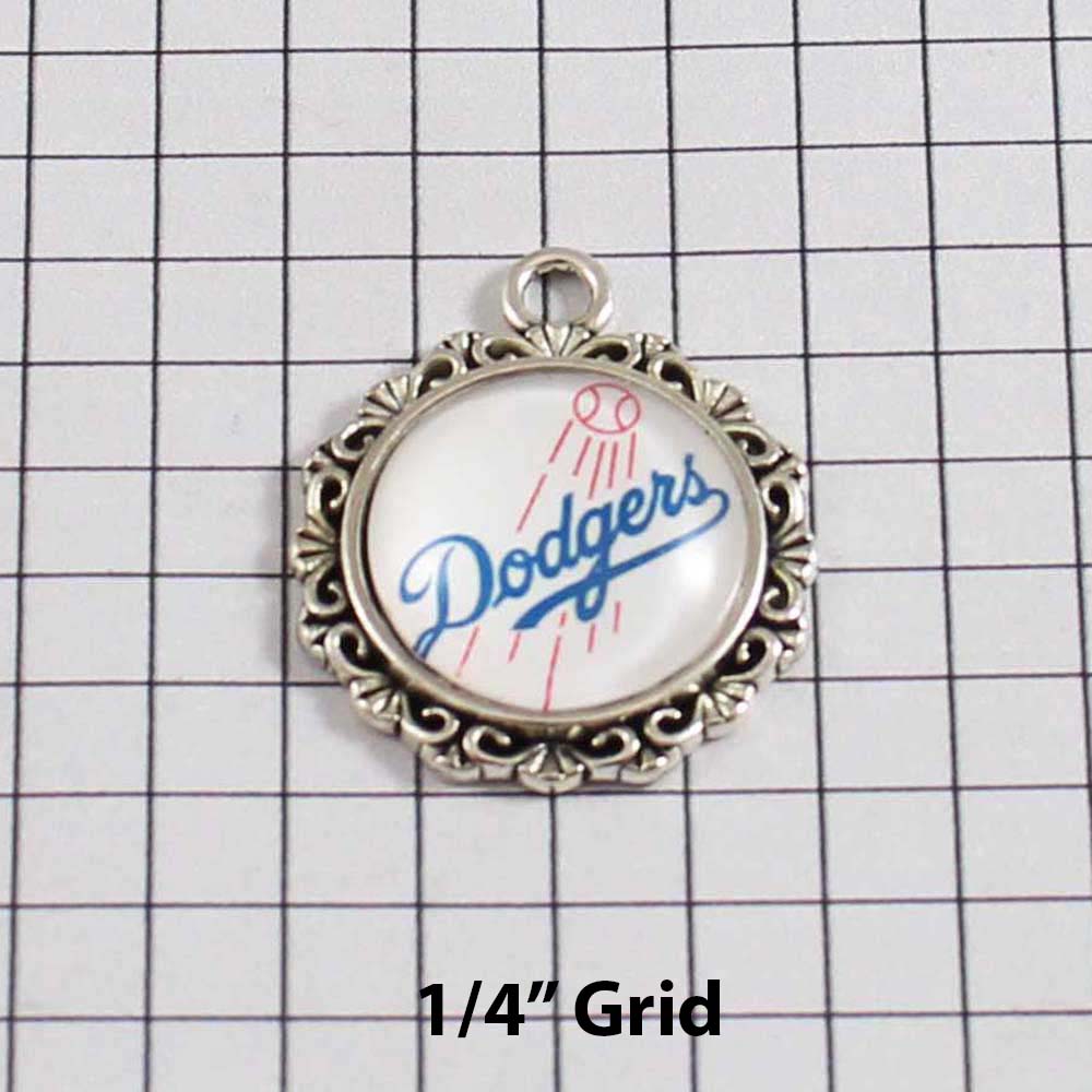 Los Angeles Dodgers Wedding Garter / MLB / Baseball - Charm-576 / Wedding Garters / Bridal Garter / Prom Garter / Linda Joyce Couture