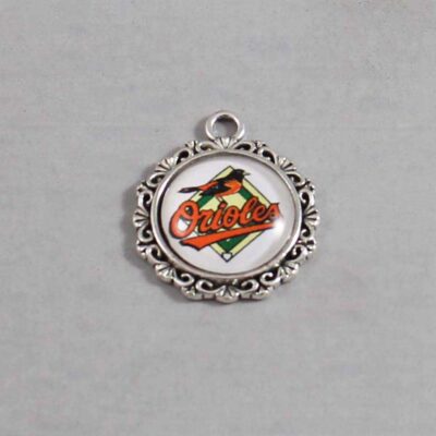Baltimore Orioles Wedding Garter / MLB / Baseball - Charm-577 / Wedding Garters / Bridal Garter / Prom Garter / Linda Joyce Couture
