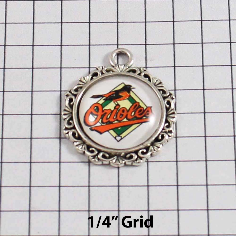 Baltimore Orioles Wedding Garter / MLB / Baseball - Charm-577 / Wedding Garters / Bridal Garter / Prom Garter / Linda Joyce Couture