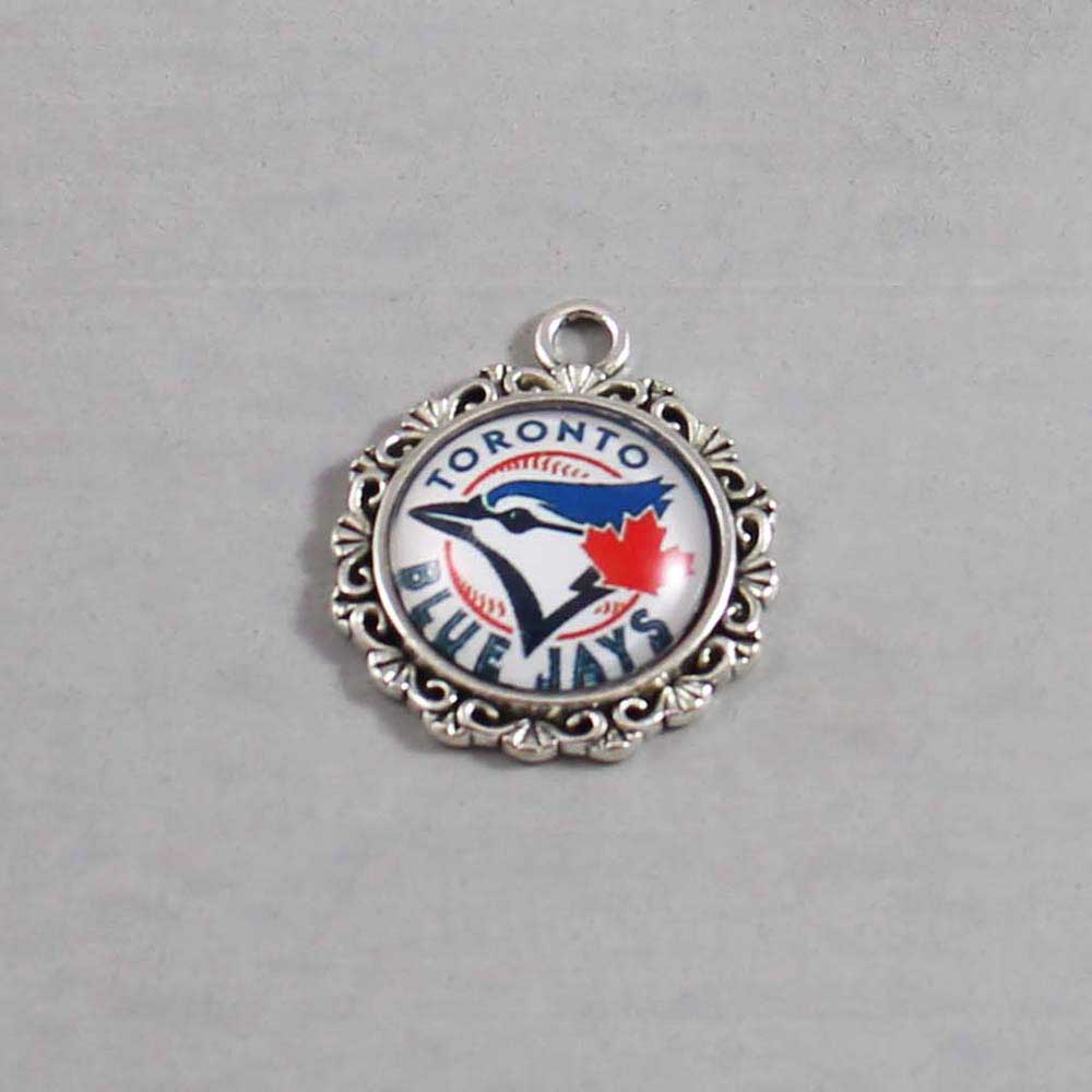 Toronto Blue Jays Wedding Garter / MLB / Baseball - Charm-578 / Wedding Garters / Bridal Garter / Prom Garter / Linda Joyce Couture