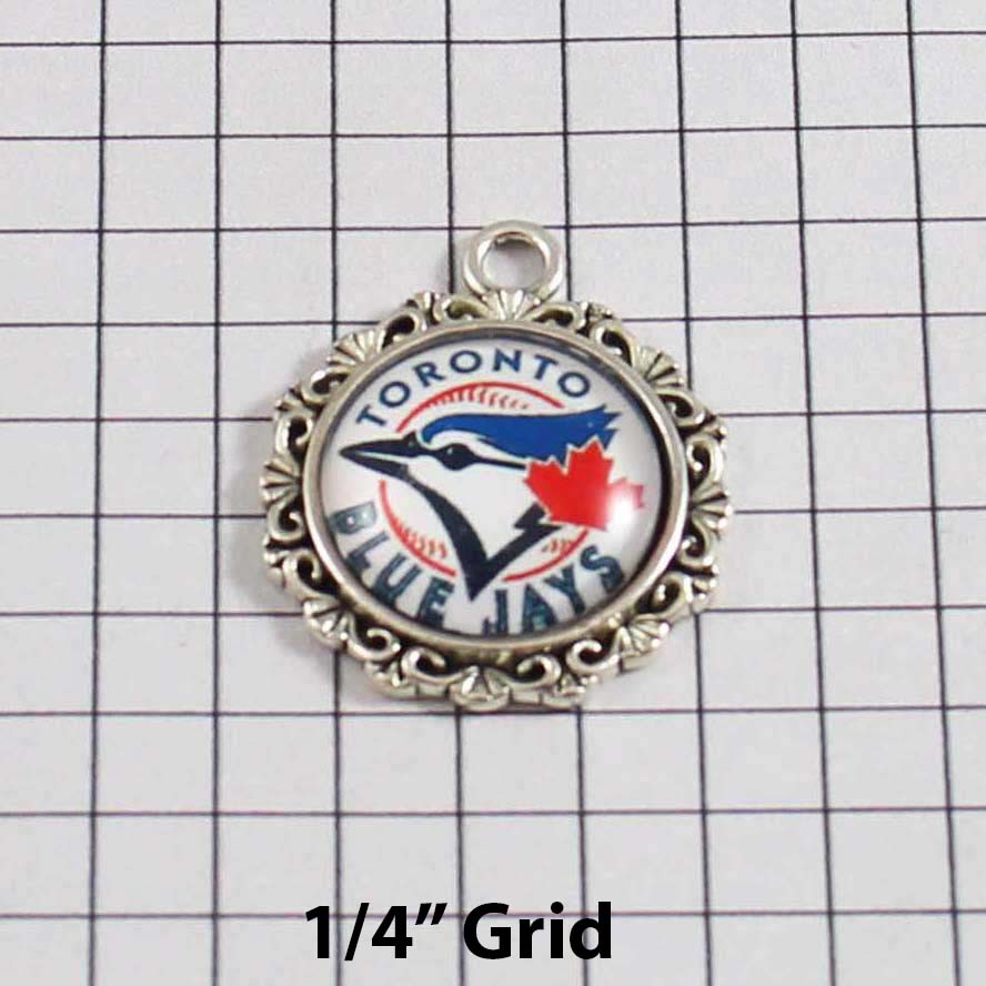 Toronto Blue Jays Wedding Garter / MLB / Baseball - Charm-578 / Wedding Garters / Bridal Garter / Prom Garter / Linda Joyce Couture