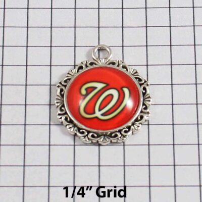 Washington Nationals Wedding Garter MLB - Charm-579 / Wedding Garters / Bridal Garter / Prom Garter / Linda Joyce Couture