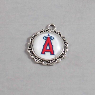 Anaheim Angels Wedding Garter / MLB / Baseball - Charm-582 / Wedding Garters / Bridal Garter / Prom Garter / Linda Joyce Couture