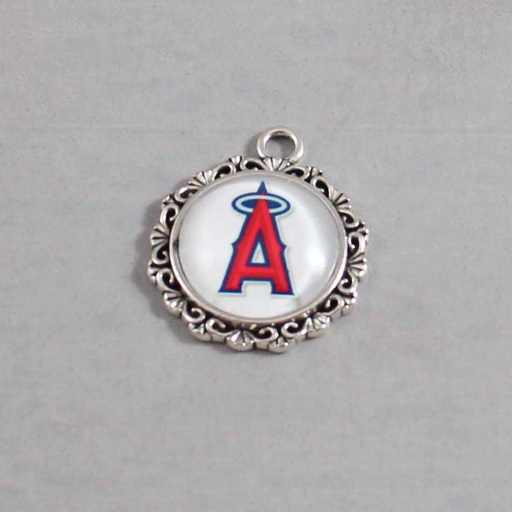 Anaheim Angels Wedding Garter / MLB / Baseball - Charm-582 / Wedding Garters / Bridal Garter / Prom Garter / Linda Joyce Couture