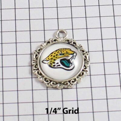 Jacksonville Jaguars Wedding Garter / NFL / Football - Charm-616  / Wedding Garters / Bridal Garter / Prom Garter / Linda Joyce Couture