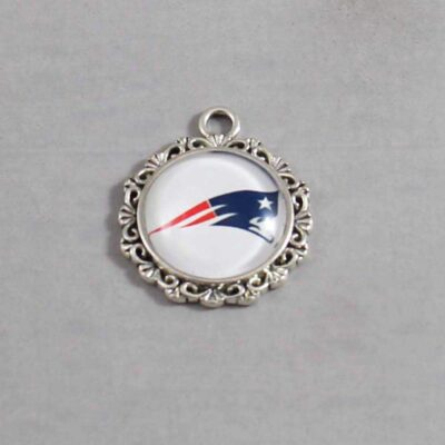New England Patriots Wedding Garter / NFL / Football - Charm-617 / Wedding Garters / Bridal Garter / Prom Garter / Linda Joyce Couture