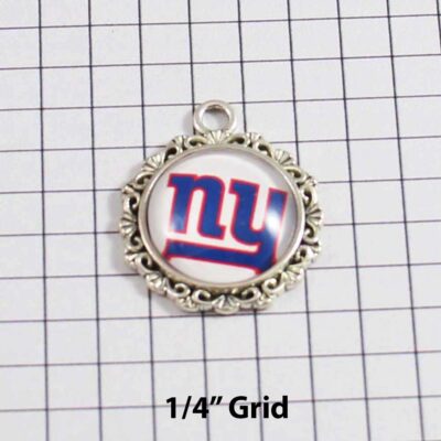 New York Giants Wedding Garter / NFL / Football - Charm-619 / Wedding Garters / Bridal Garter / Prom Garter / Linda Joyce Couture