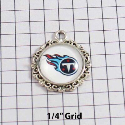 Tennessee Titans Wedding Garter / NFL / Football - Charm-621 / Wedding Garters / Bridal Garter / Prom Garter / Linda Joyce Couture