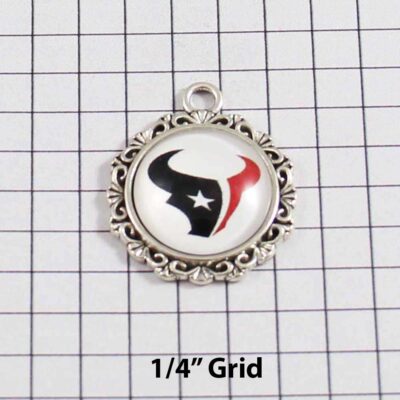 Houston Texans Wedding Garter / NFL / Football - Charm-624 / Wedding Garters / Bridal Garter / Prom Garter / Linda Joyce Couture