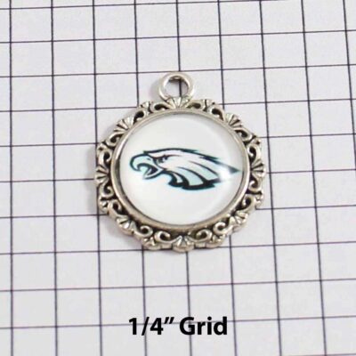 Philadelphia Eagles Wedding Garter / NFL / Football - Charm-625 / Wedding Garters / Bridal Garter / Prom Garter / Linda Joyce Couture