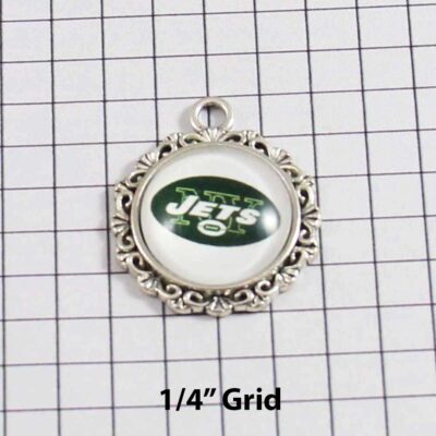 New York Jets Wedding Garter / NFL / Football - Charm-626 / Wedding Garters / Bridal Garter / Prom Garter / Linda Joyce Couture