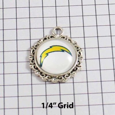 San Diego Chargers Wedding Garter / NFL / Football - Charm-628 / Wedding Garters / Bridal Garter / Prom Garter / Linda Joyce Couture