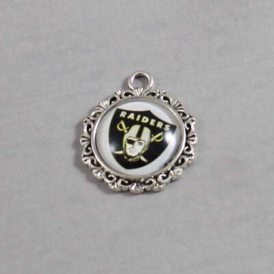 Las Vegas Raiders Wedding Garter / NFL / Football - Charm-630 / Wedding Garters / Bridal Garter / Prom Garter / Linda Joyce Couture