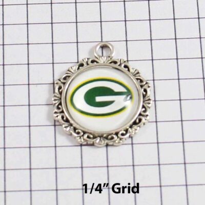 Green Bay Packers Wedding Garter / NFL / Football - Charm-631 / Wedding Garters / Bridal Garter / Prom Garter / Linda Joyce Couture