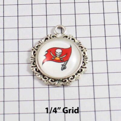 Tampa Bay Buccaneers Wedding Garter / NFL / Football - Charm-632 / Wedding Garters / Bridal Garter / Prom Garter / Linda Joyce Couture