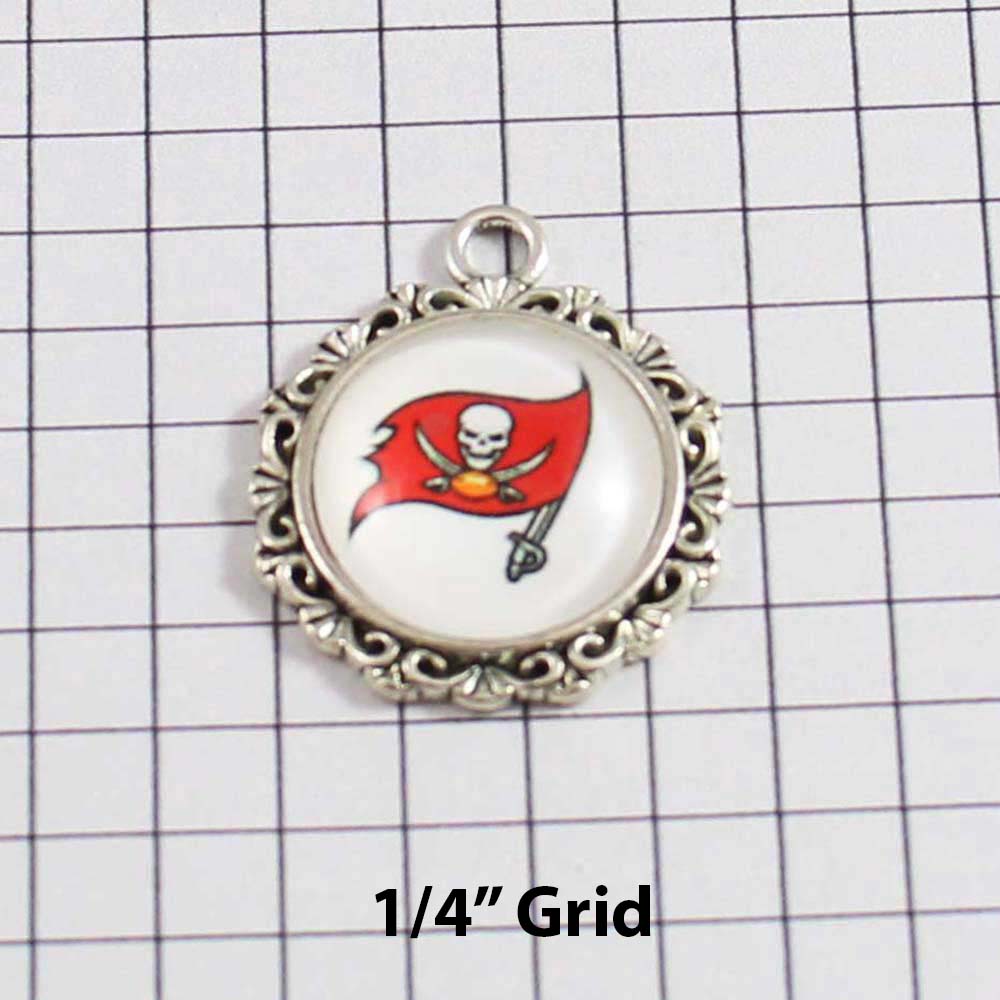 Tampa Bay Buccaneers Wedding Garter / NFL / Football - Charm-632 / Wedding Garters / Bridal Garter / Prom Garter / Linda Joyce Couture