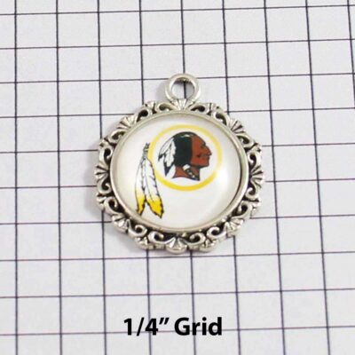 Washington-Redskins-Wedding-Garter / RETIRED / Vintage / NFL / Football - Charm-633 / Wedding Garters / Bridal Garter / Prom Garter / Linda Joyce Couture