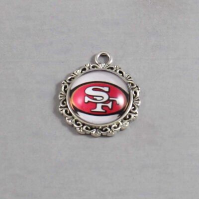 San Francisco 49ers Wedding Garter / NFL / Football - Charm-636 / Wedding Garters / Bridal Garter / Prom Garter / Linda Joyce Couture