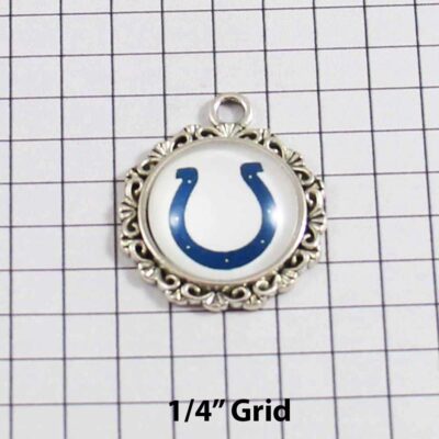 Indianalopis Colts Wedding Garter / NFL / Football - Charm-640 / Wedding Garters / Bridal Garter / Prom Garter / Linda Joyce Couture