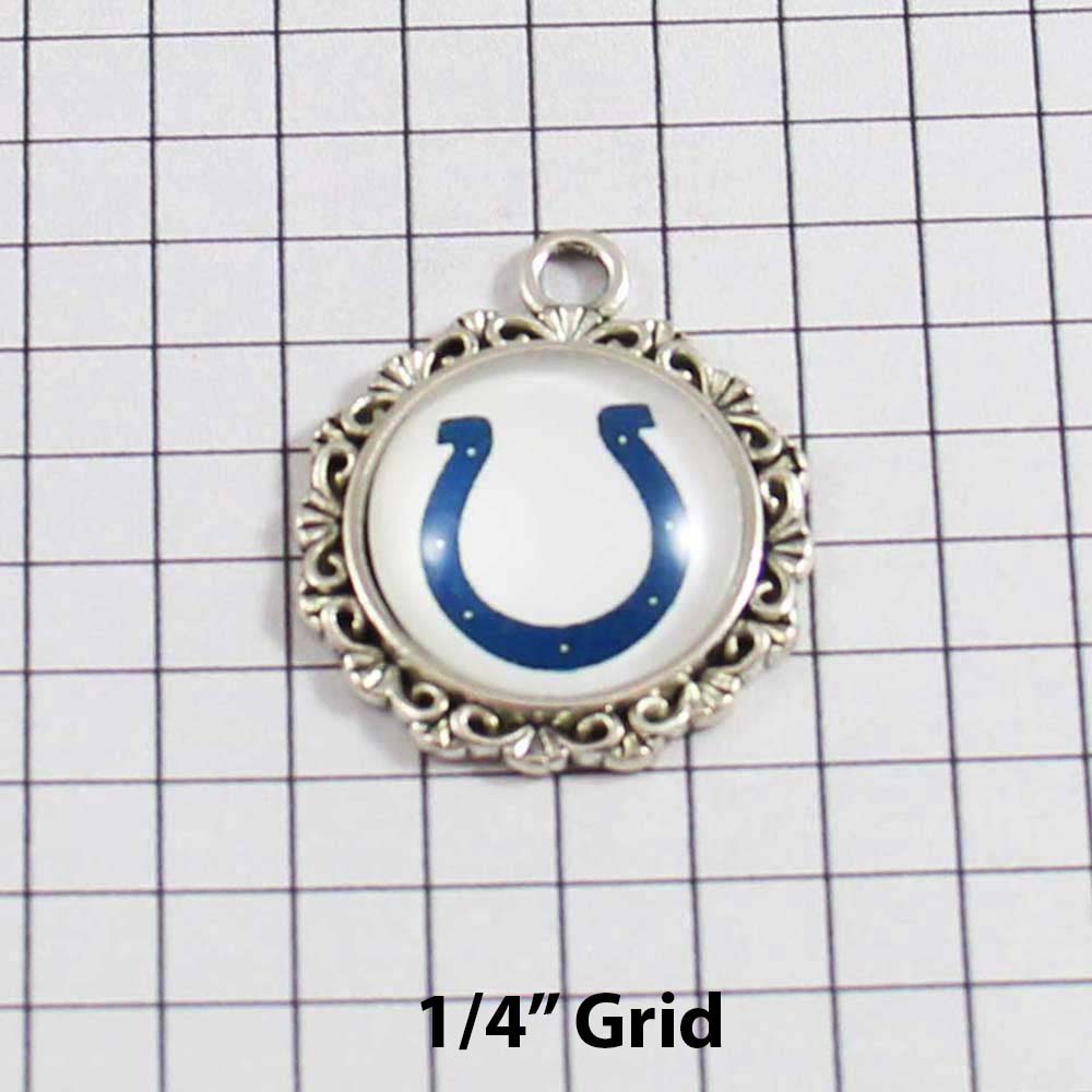 Indianalopis Colts Wedding Garter / NFL / Football - Charm-640 / Wedding Garters / Bridal Garter / Prom Garter / Linda Joyce Couture