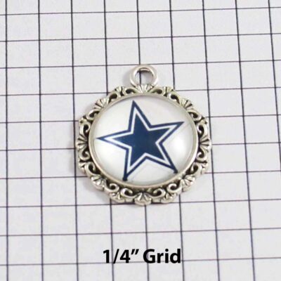 Dallas Cowboys Wedding Garter / NFL / Football - Charm-641 / Wedding Garters / Bridal Garter / Prom Garter / Linda Joyce Couture