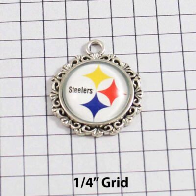 Pittsburgh Steelers Wedding Garter / NFL / Football - Charm-642 / Wedding Garters / Bridal Garter / Prom Garter / Linda Joyce Couture