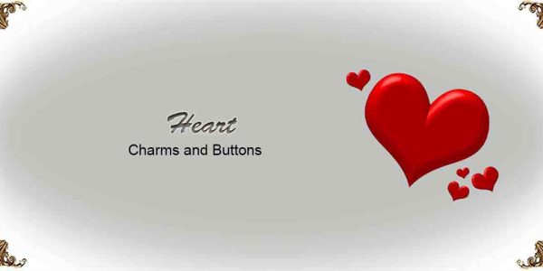 Charms-and-Buttons-Heart Garters Collection-Bridal-Garters-Prom Garters- Custom Wedding garters Linda Joyce Couture