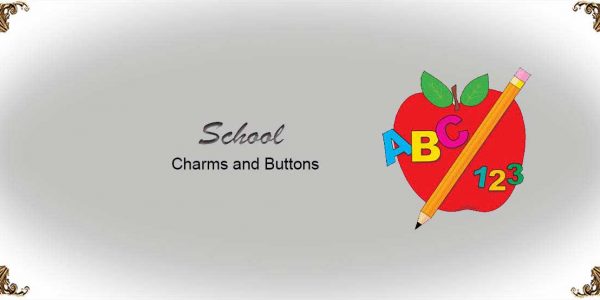 Charms-and-Buttons-School Garters Collection-Bridal-Garters-Prom Garters- Custom Wedding garters Linda Joyce Couture