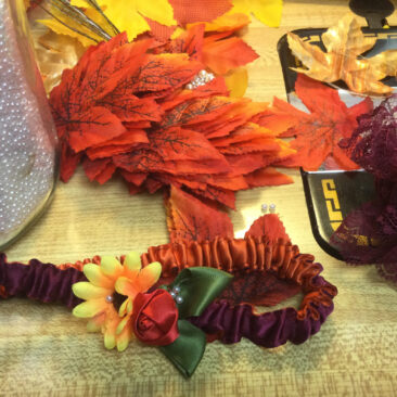 Penny and Alan Wedding garters