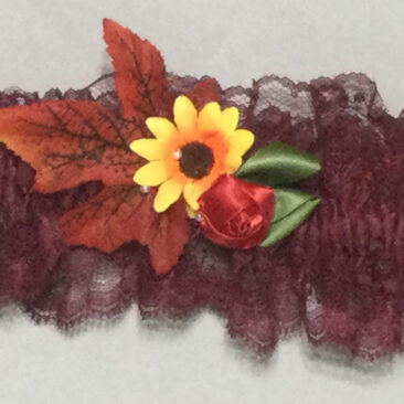 Penny and Alan Wedding garters