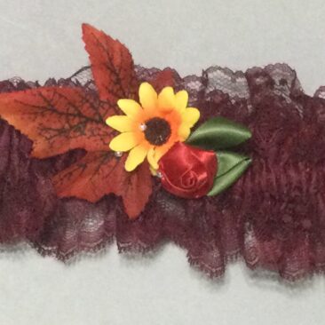 Penny and Alan Wedding garters