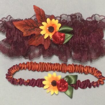 Penny and Alan Wedding garters