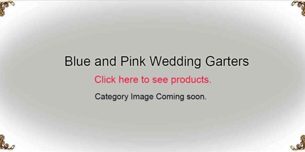 Blue and Pink-Wedding-Garters-Bridal-Garters-Prom Garters- Custom Wedding garters Linda Joyce Couture