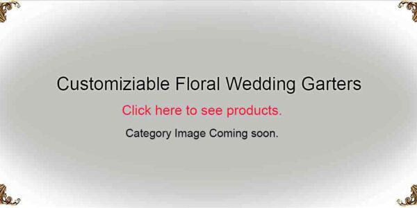 Custom-Floral-Wedding-Garters-Bridal-Garters-Prom Garters- Custom Wedding garters Linda Joyce Couture