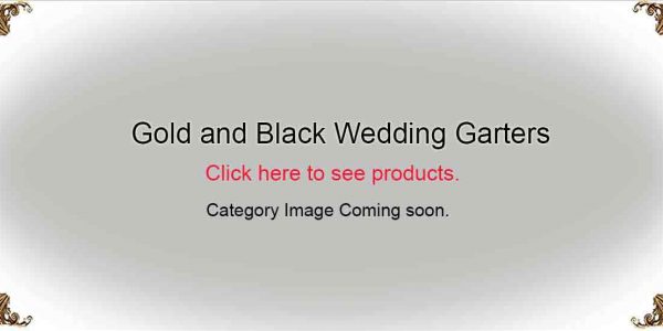 Gold-and-Black-Wedding-Garters-Garters-Bridal-Garters-Prom Garters- Custom Wedding garters Linda Joyce Couture