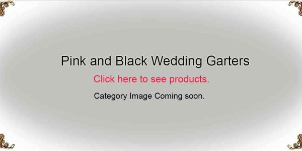Pink and Black-Wedding-Garters-Garters-Gold-and-Blue-Wedding-Garters-Garters-Bridal-Garters-Prom Garters- Custom Wedding garters Linda Joyce Couture