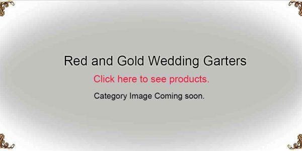 Red and Gold-Wedding-Garters-Bridal-Garters-Prom Garters- Custom Wedding garters Linda Joyce Couture