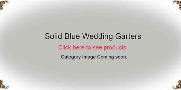 Solid-Blue-Wedding-Garters-Bridal-Garters-Prom Garters- Custom Wedding garters Linda Joyce Couture