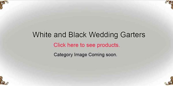 White and Black Wedding-Garters--Bridal-Garters-Prom Garters- Custom Wedding garters Linda Joyce Couture