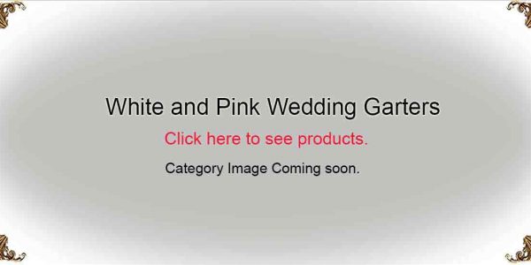 White and Pink Wedding-Garters-Bridal-Garters-Prom Garters- Custom Wedding garters Linda Joyce Couture