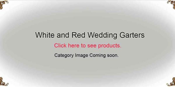 White and Red Wedding-Garters--Bridal-Garters-Prom Garters- Custom Wedding garters Linda Joyce Couture